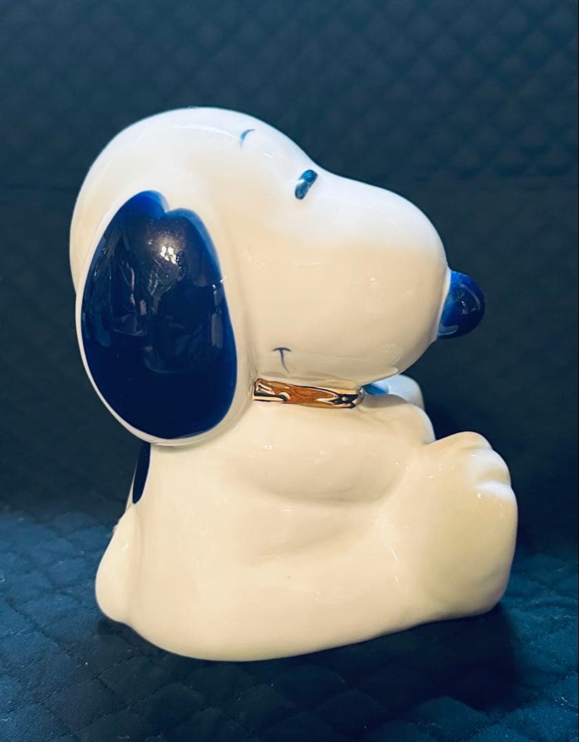 スヌーピー＆ウッドストック 陶器製テーブルランプ