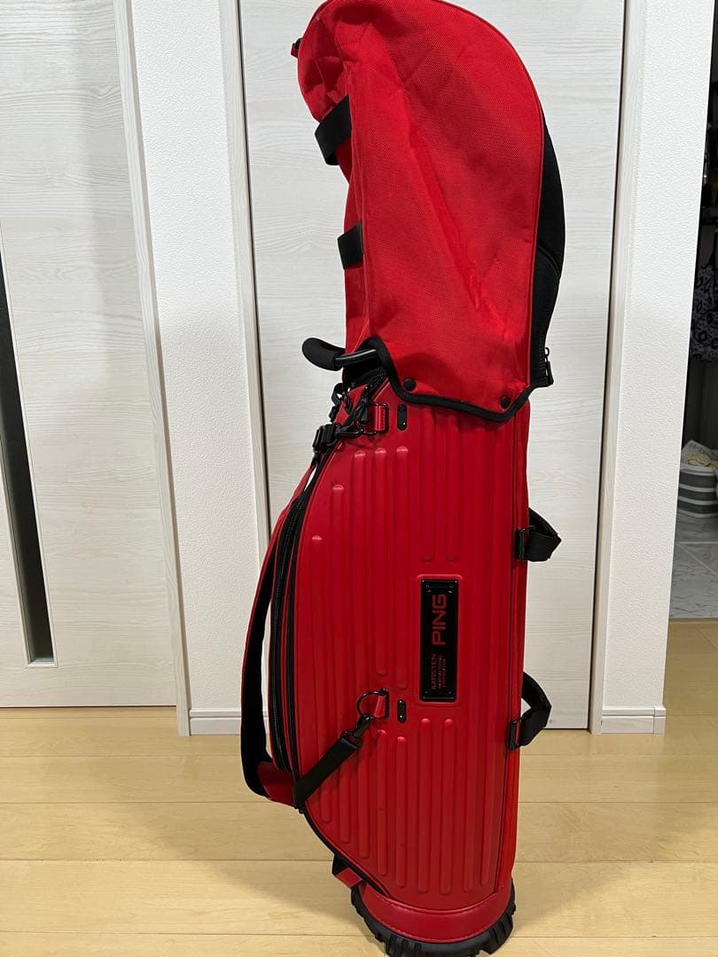 【美品】PING / ピン キャディバッグ レッド