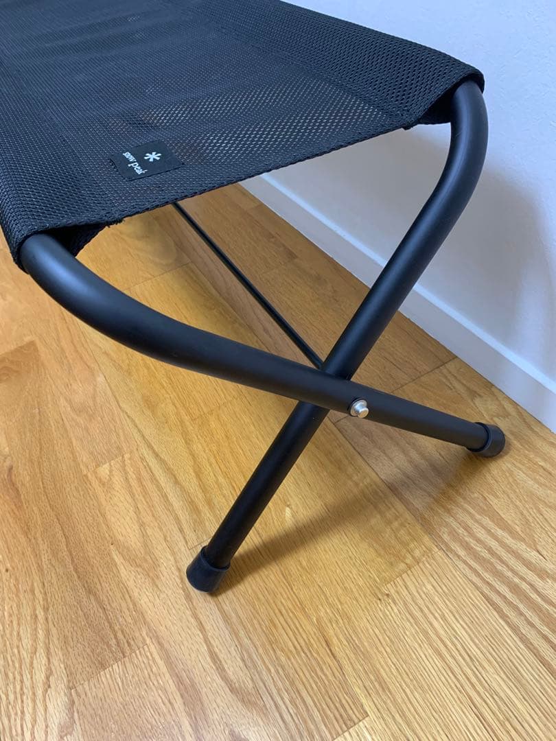  peakスノーピーク メッシュFDベンチ ブラック　アウトドア　チェア