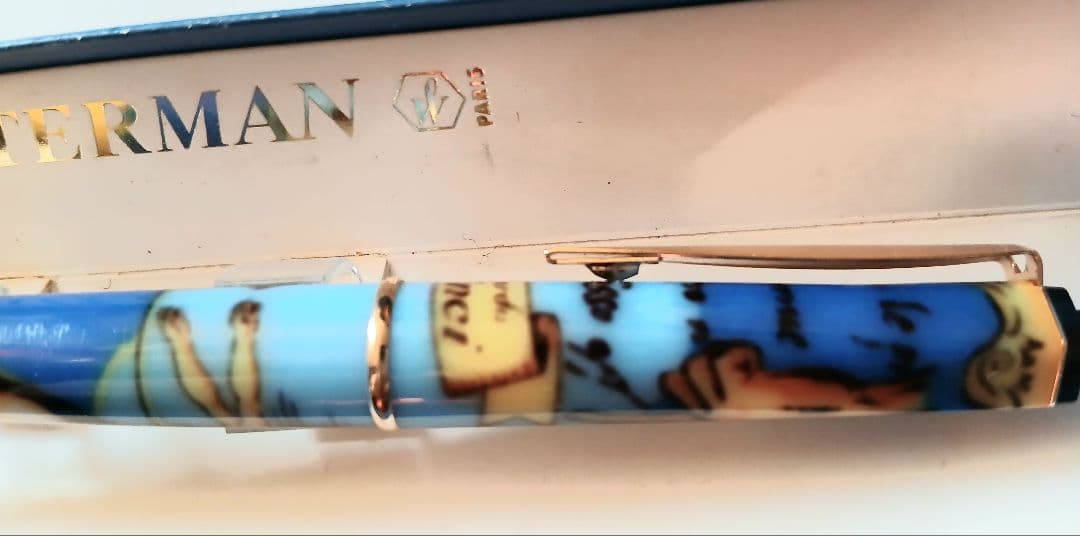 【稀少】Waterman ボールペン レオナルド・ダ・ヴィンチ モナ・リザ絵柄