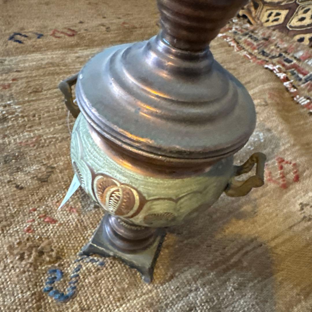 トルコ銅チャイポットオブジェー