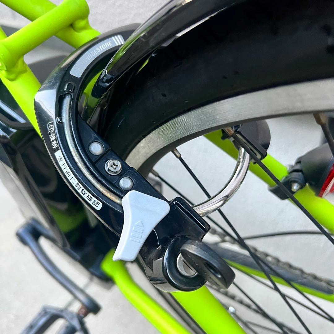 九州 BRIDGESTONE TB1e 電動アシスト自転車 T.Xネオンライム