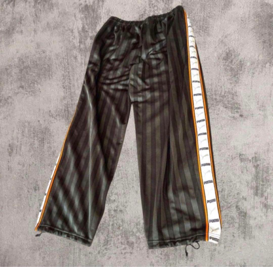 【美品】PUMA プーマ ジャージ セットアップ グレー オレンジ　y2k