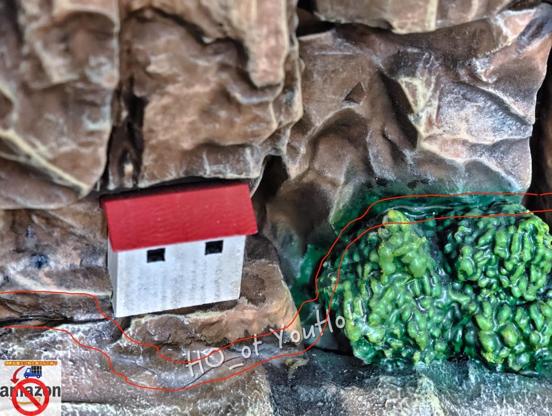 ナルト 疾風伝 フィギュア 歴代火影岩 ジオラマ台座 訳あり 1/8 スケール