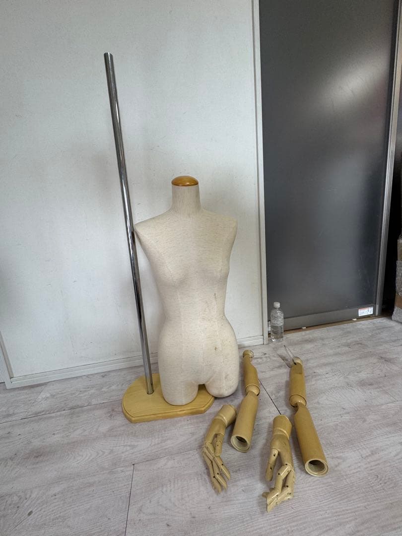 可動式　アーム付き　可動式 洋裁トルソー マネキン　レディース