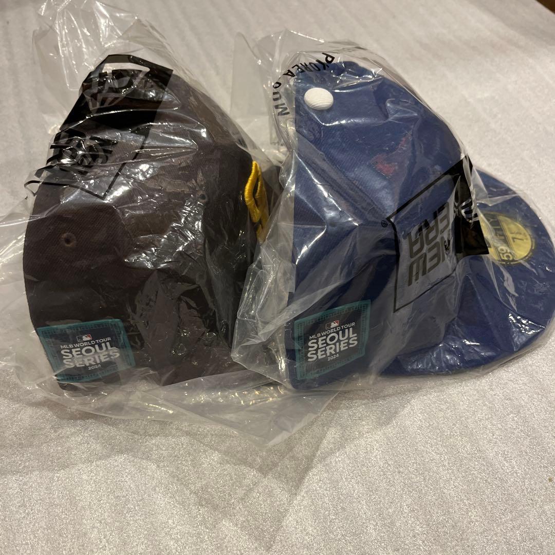 新品 ソウルシリーズ NEWERA ドジャース パドレス セット韓国 ニューエラ