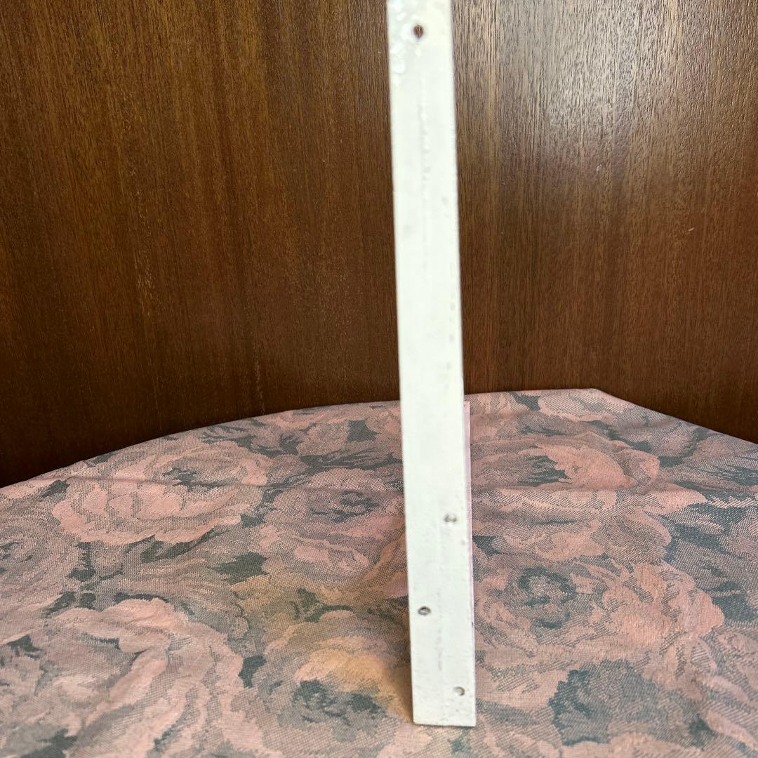 貴重アンティーク エレガントなアイアンブラケット/棚受け/ハンギング アイボリー