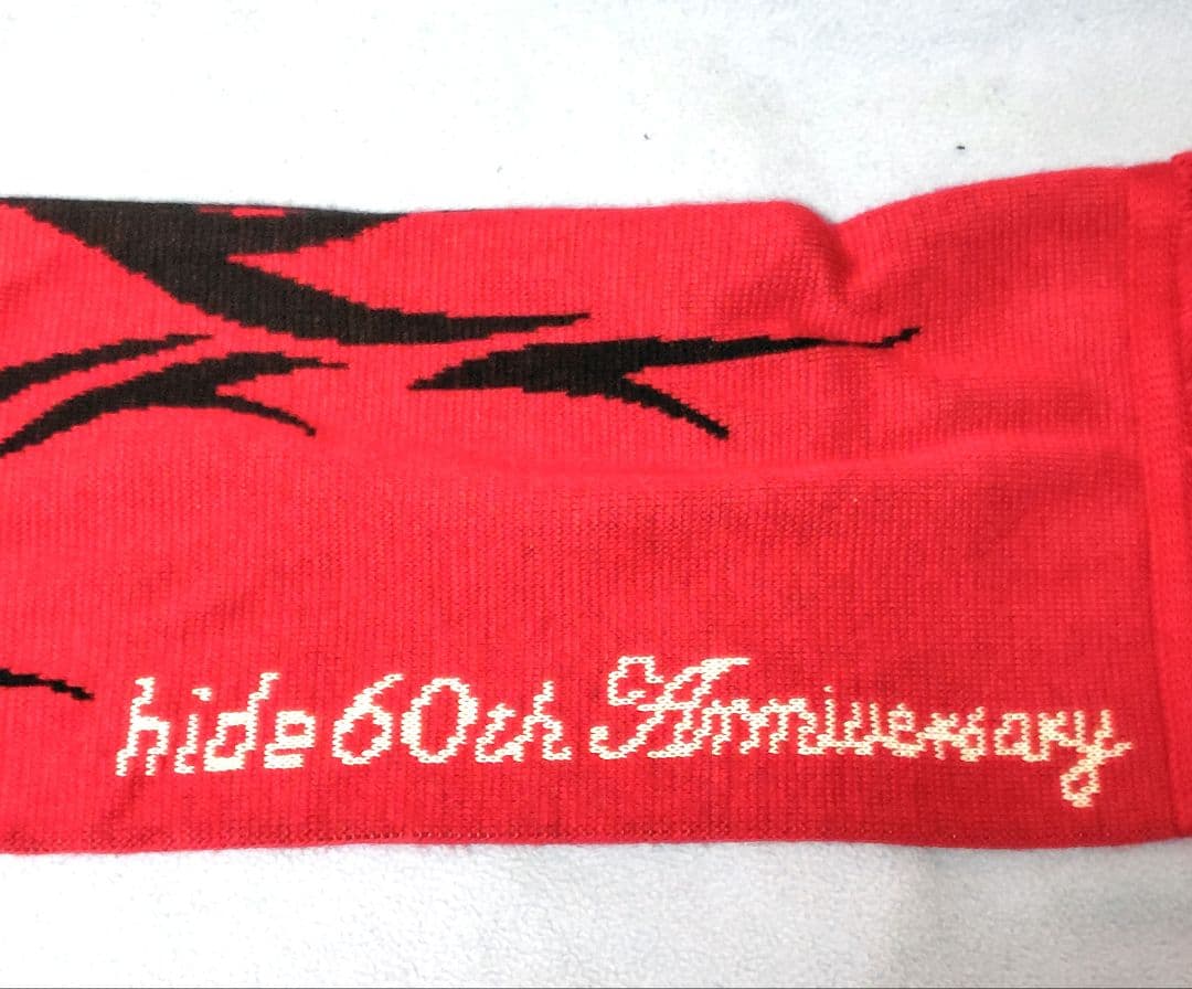 【新品 未使用】hide ぬいぐるみ(Redトライバル) & ニットマフラー