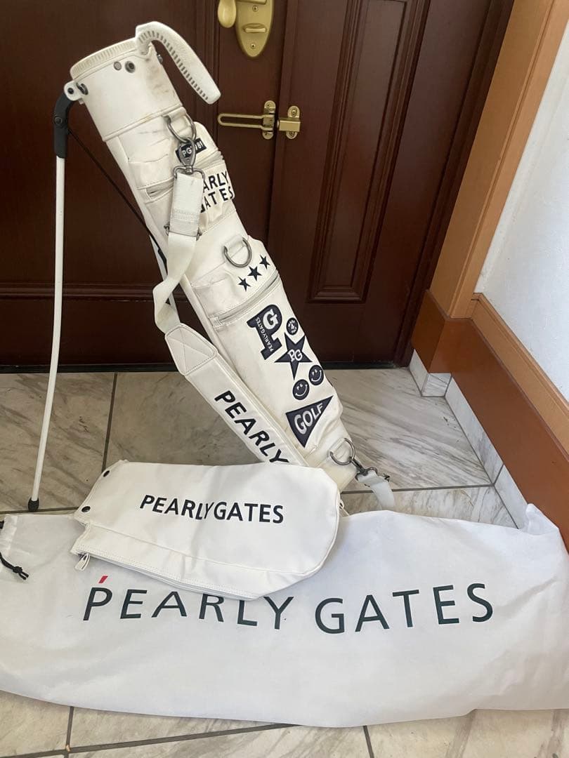 PEARLY GATES キャディバッグ ホワイト
