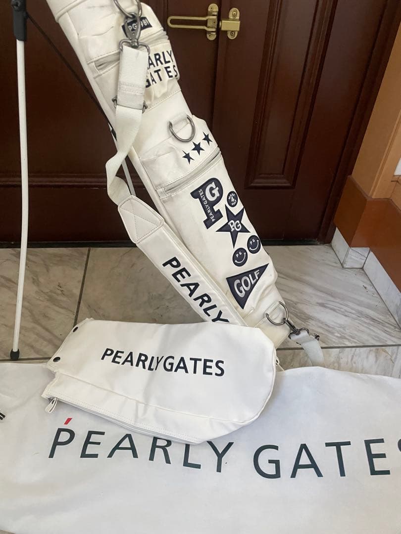 PEARLY GATES キャディバッグ ホワイト