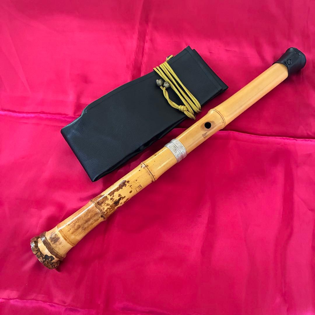 都山流1尺８寸在銘尺八２印