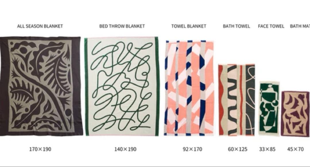 タオル MYTONE TOWEL BLANKET Abstract Inlet