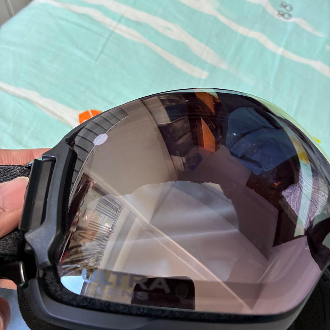 dice bank 調光 スノーボード ゴーグル 15-55% 球面 換気でき