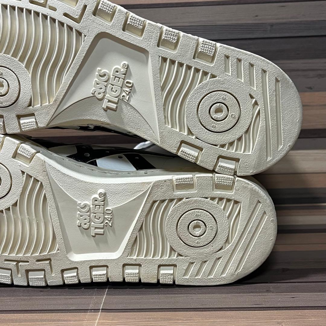 アシックス ファブレ ジャパンL ホワイト ブラック 24cm