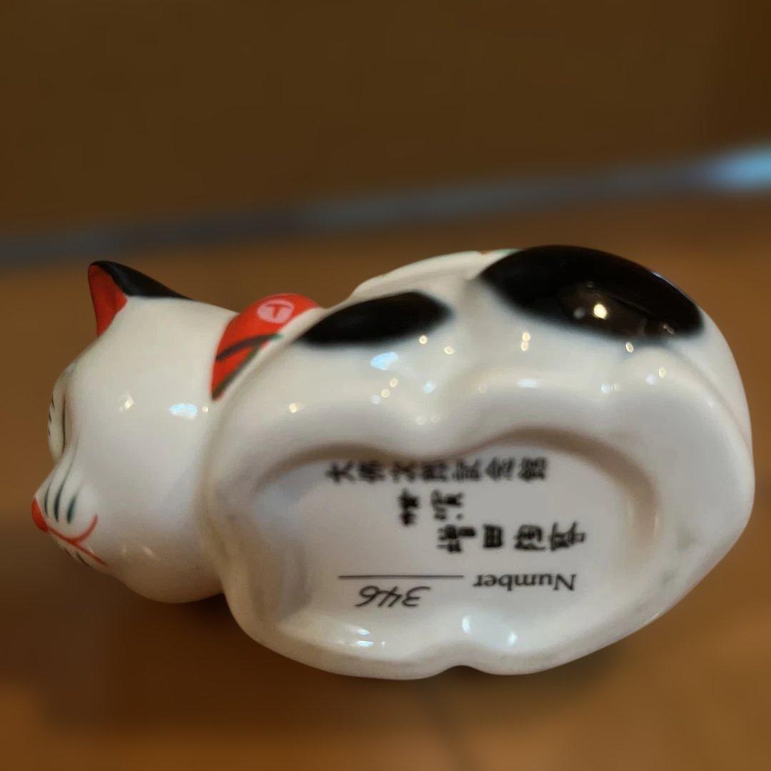 招き猫　大仏次郎記念館　置物