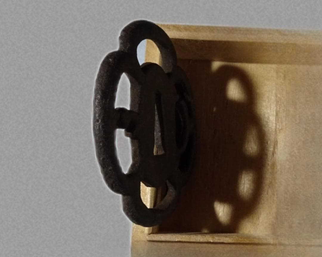 時代物　短刀用鐔 ３枚＋縁１個　まとめて