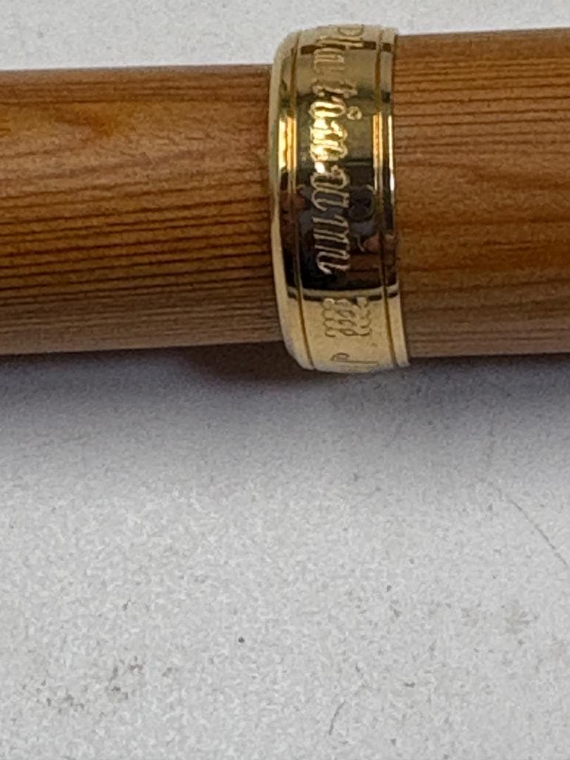 プラチナ 万年筆 #3776 屋久杉 18K ペン先 木箱付き 新品未使用