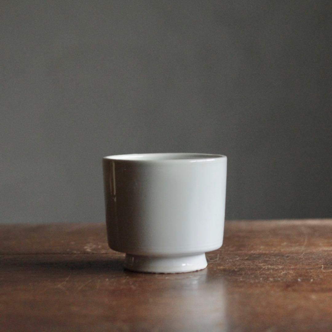 波佐見 白磁 筒茶碗 火入れ 古美術 古道具 アンティーク