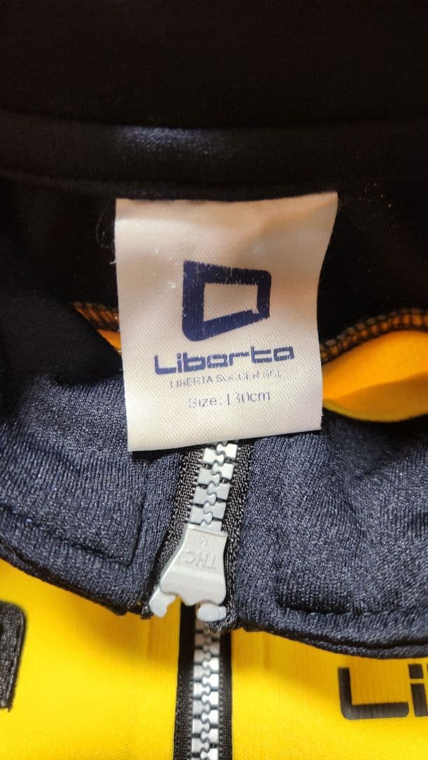 Liberta リベルタ　ジャージパンツ 130ネイビー/イエロー