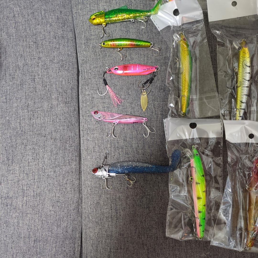 青物シーバスヒラメマゴチルアー 33個セット 多色