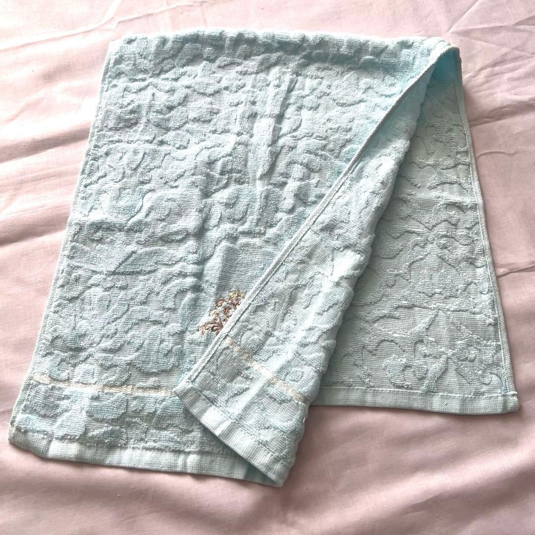 【未使用】❤️U.P renoma フェイスタオル　ブルー