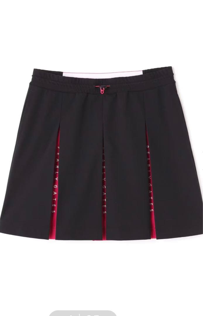 【新品】 PEARLY GATESプリーツスカートPink with BLACK
