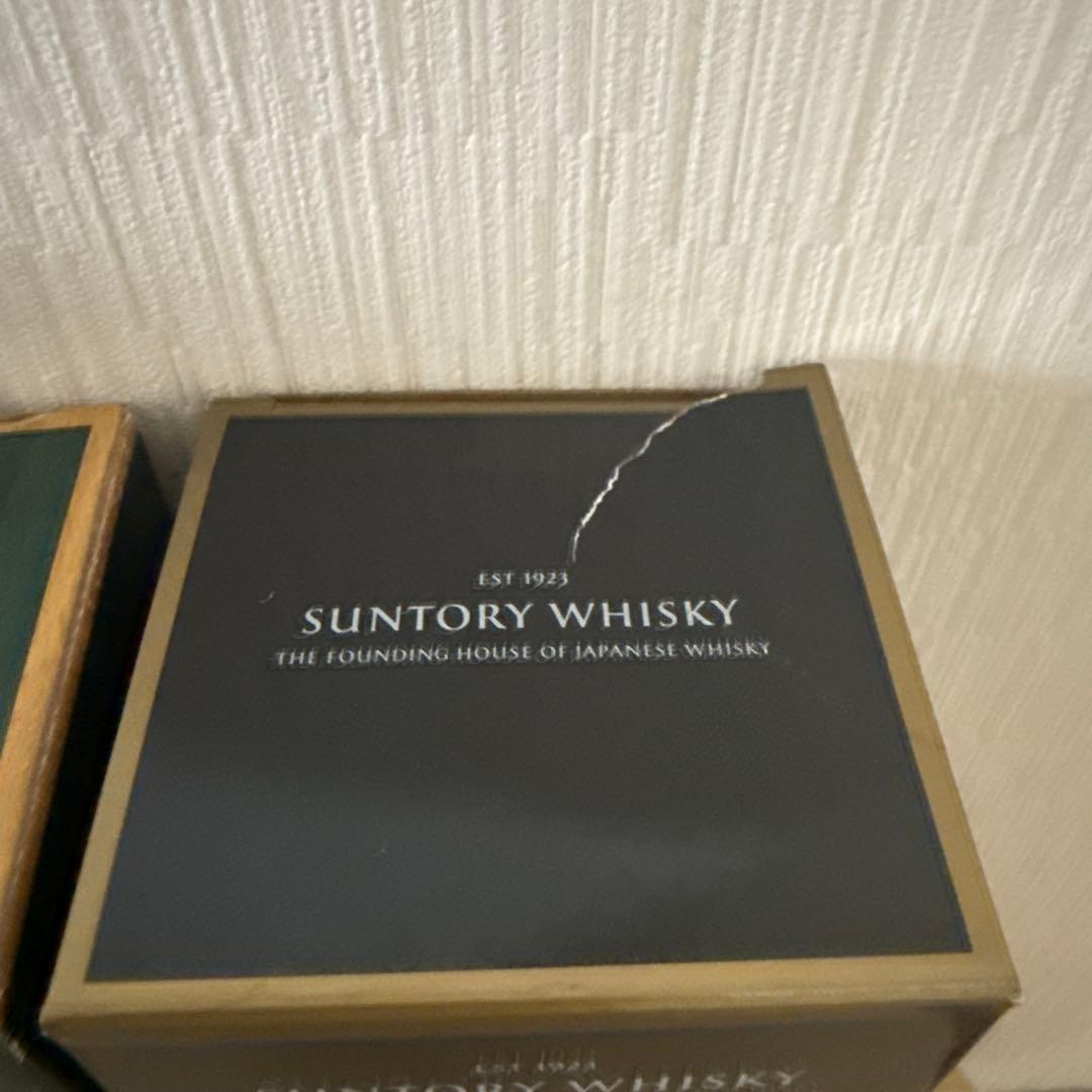 山崎18年　白州18年　空瓶　未洗浄　化粧箱付き　3セット