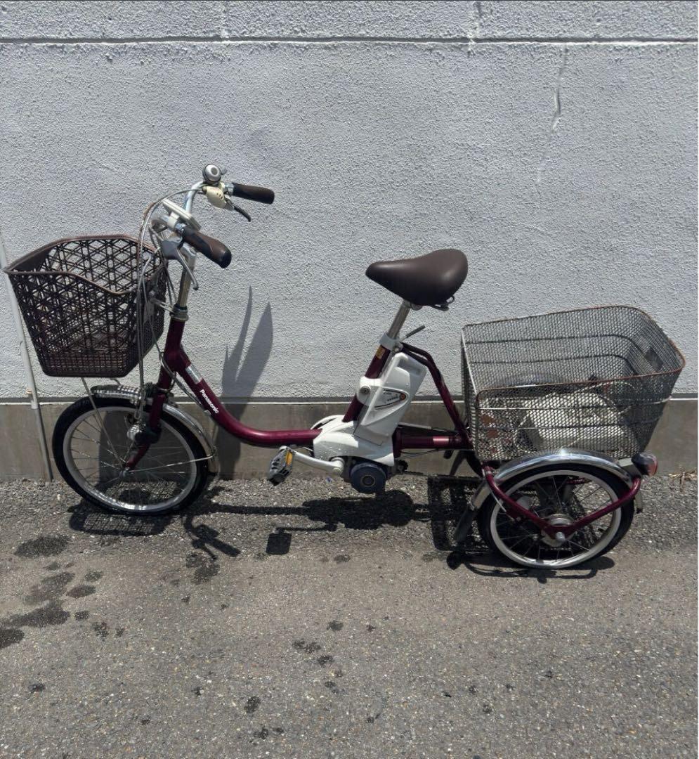 sawa3352！Panasonic三輪自転車ENR83バッテリー/充電器