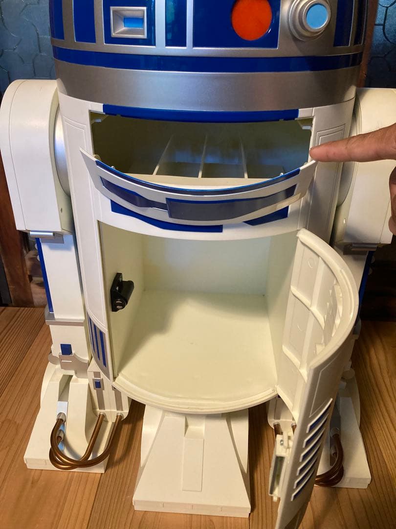 【超美品•日焼け無】スターウォーズR2-D2 超大型フィギュア型DVDプレーヤー