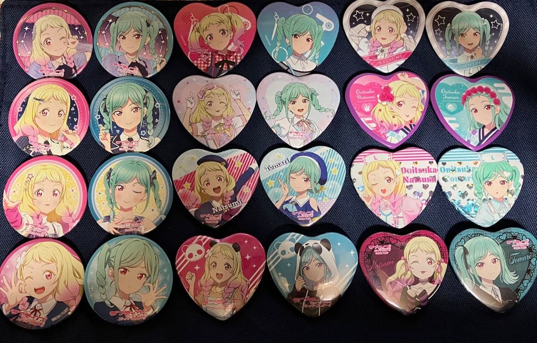 鬼塚夏美・冬毬 缶バッジセット+おまけ