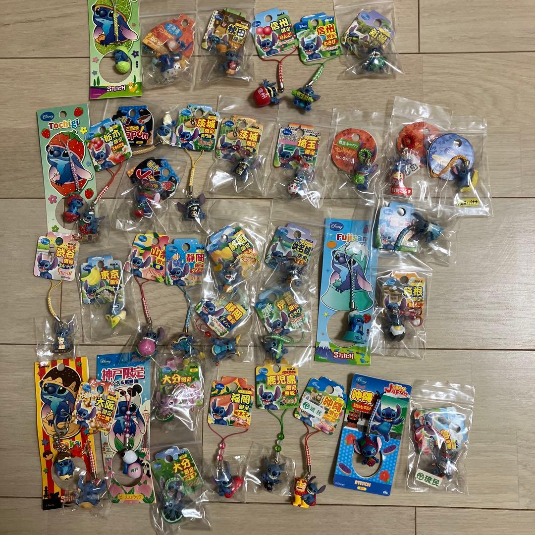 スティッチご当地ストラップまとめ売り