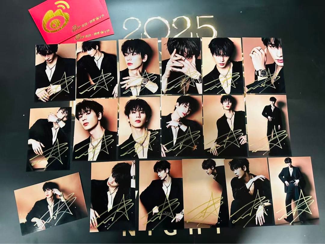 2025 微博之夜 肖戦 王一博など2直筆サインまとめ 専用ページ