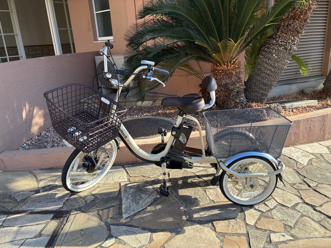 2025年3月購入品⭐︎電動アシスト自転車peltech tdr-163三輪自転車