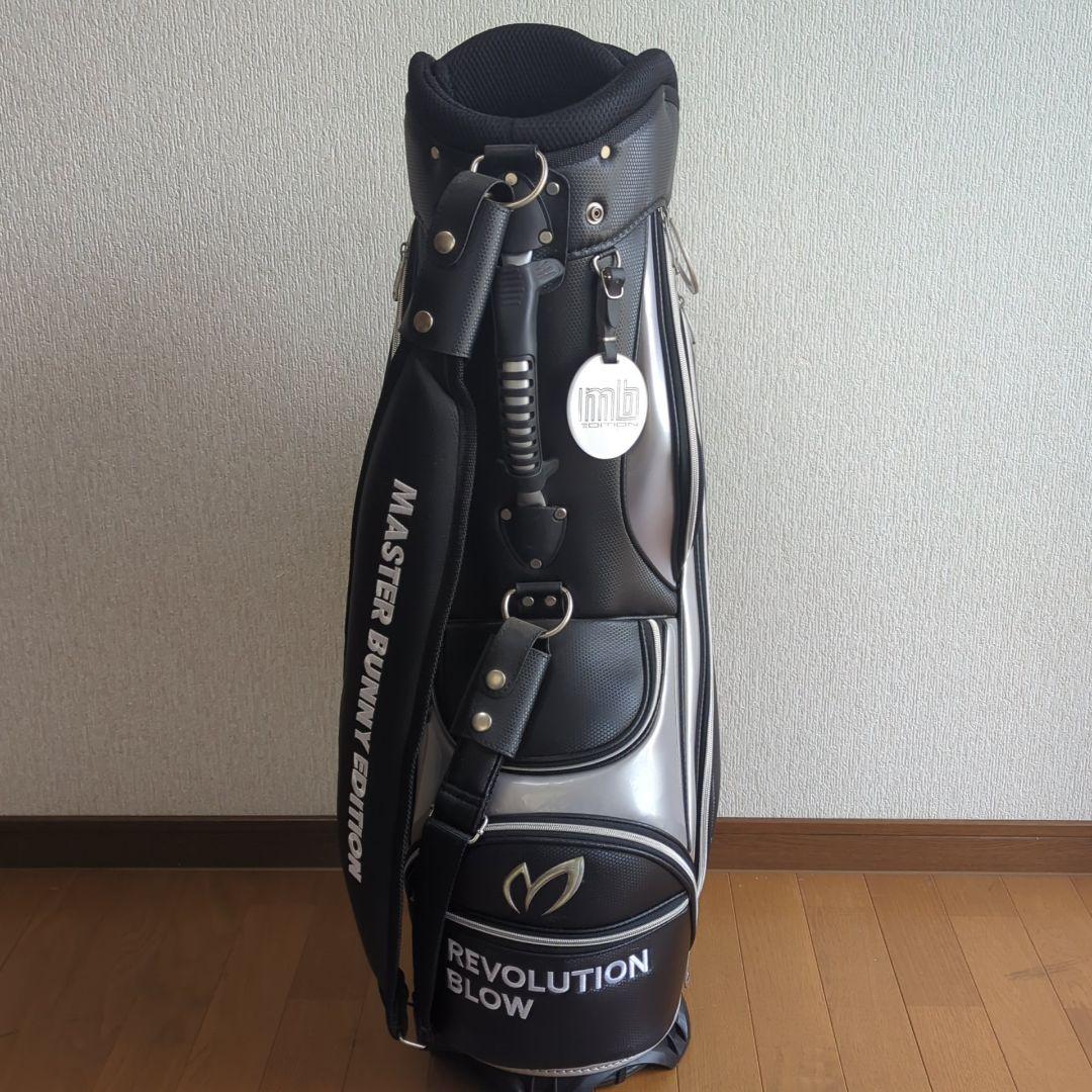 【美品】MASTER BUNNY EDITION ゴルフバッグ 黒×銀色