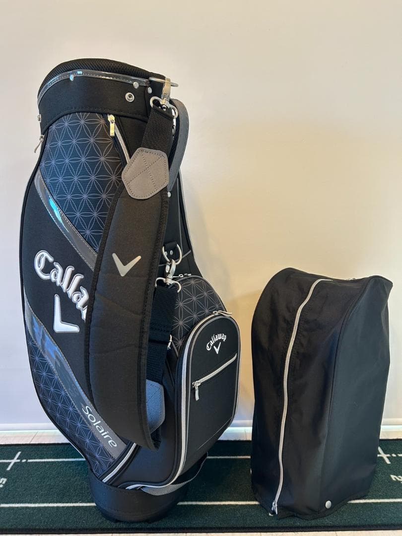 美品！Callaway Solaireキャディーバックのみ／フード・名前タグ付付
