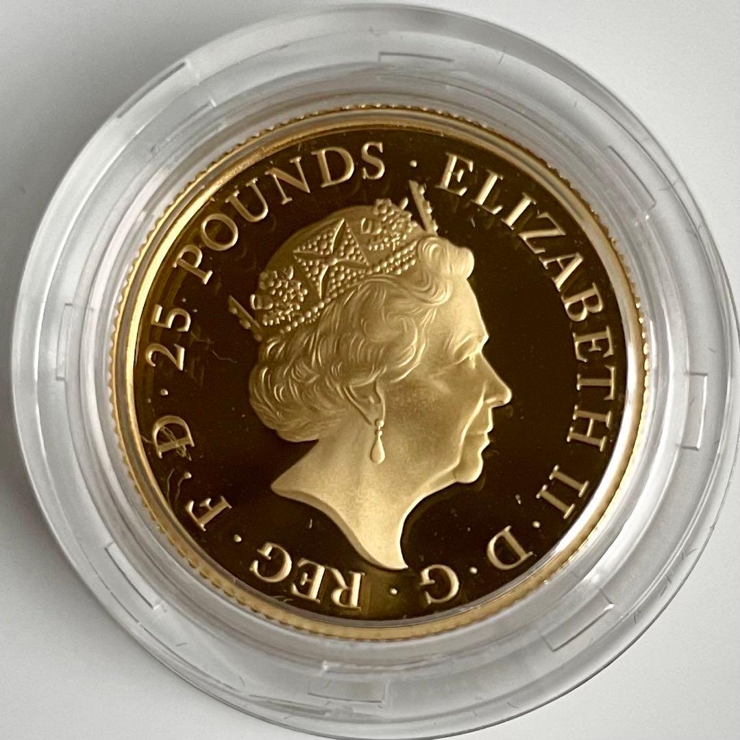 【斉藤】クイーンズ・ビーストレッドドラゴン 1/4オンス