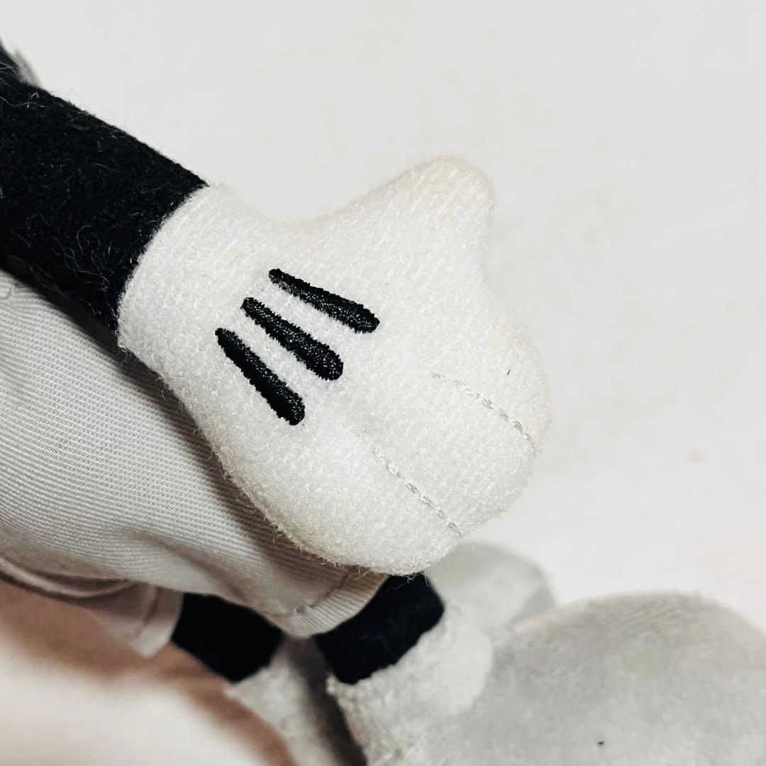 ディズニー　ミッキー　蒸気船ウィリー　大演奏　ぬいぐるみバッジ　ぬいば