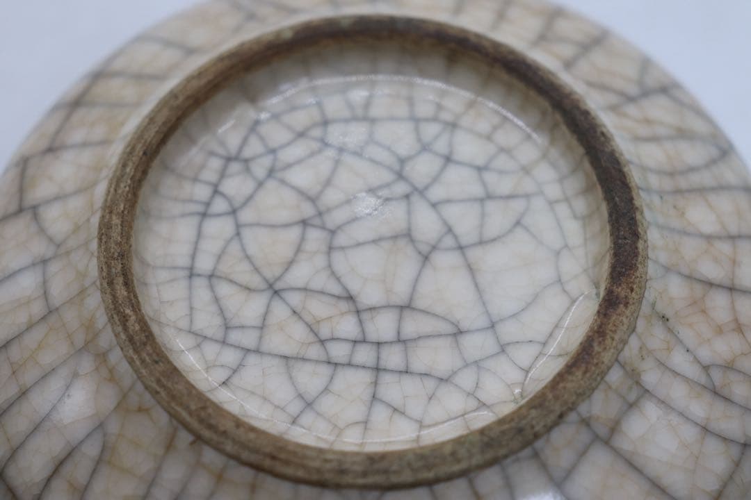 中国　清時代　哥釉香炉　木箱入　送料込み251011