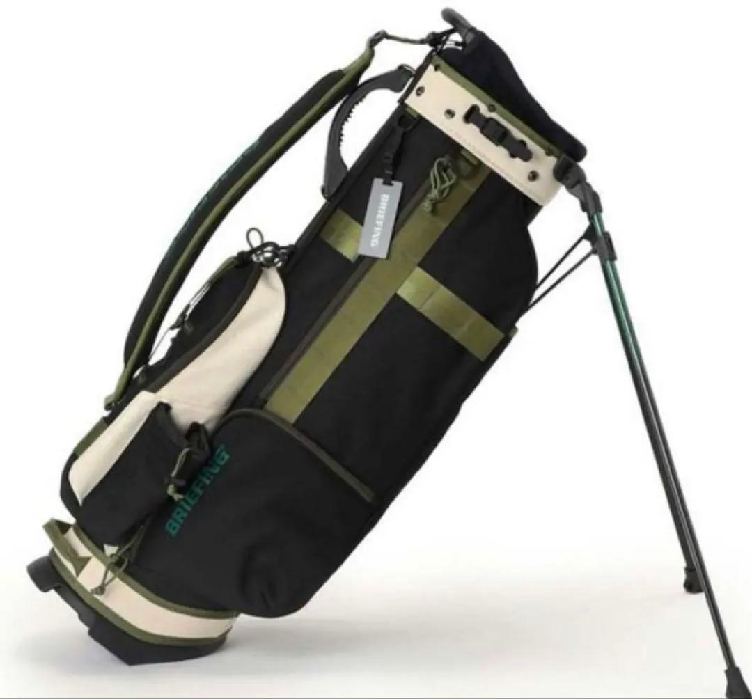 BRIEFING ゴルフバッグ CR-8 ブラック×アイボリー