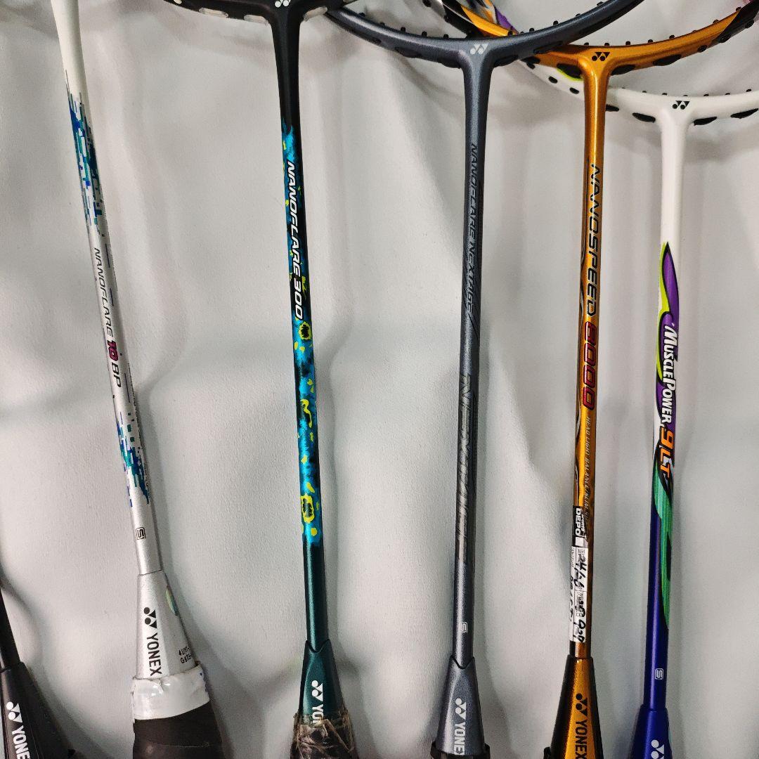 【ヒビ有り・ジャンク】バドミントンラケット 17本セット