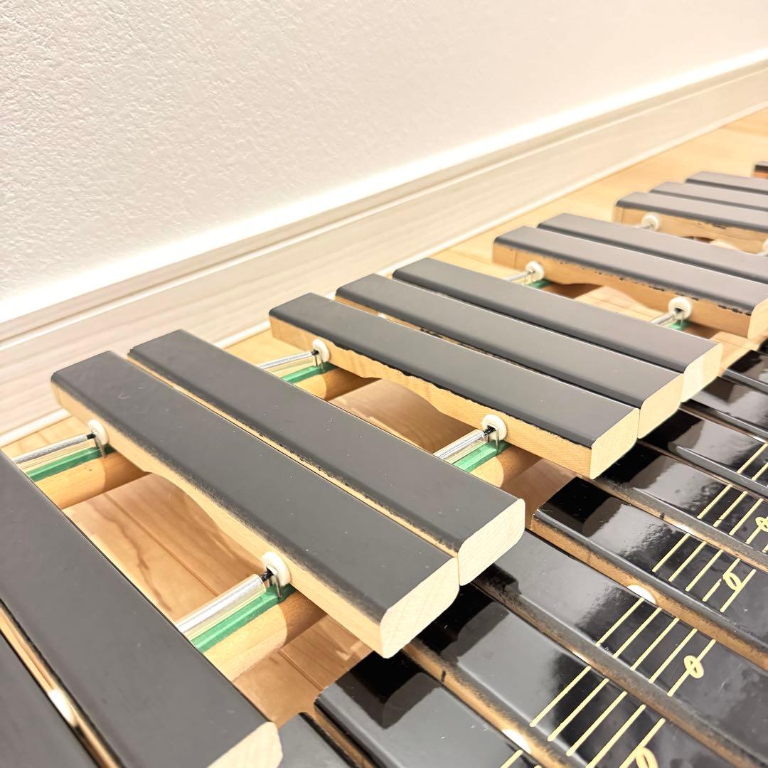 【ほぼ未使用】　YAMAHA 卓上木琴　No.185 シロフォン　30音