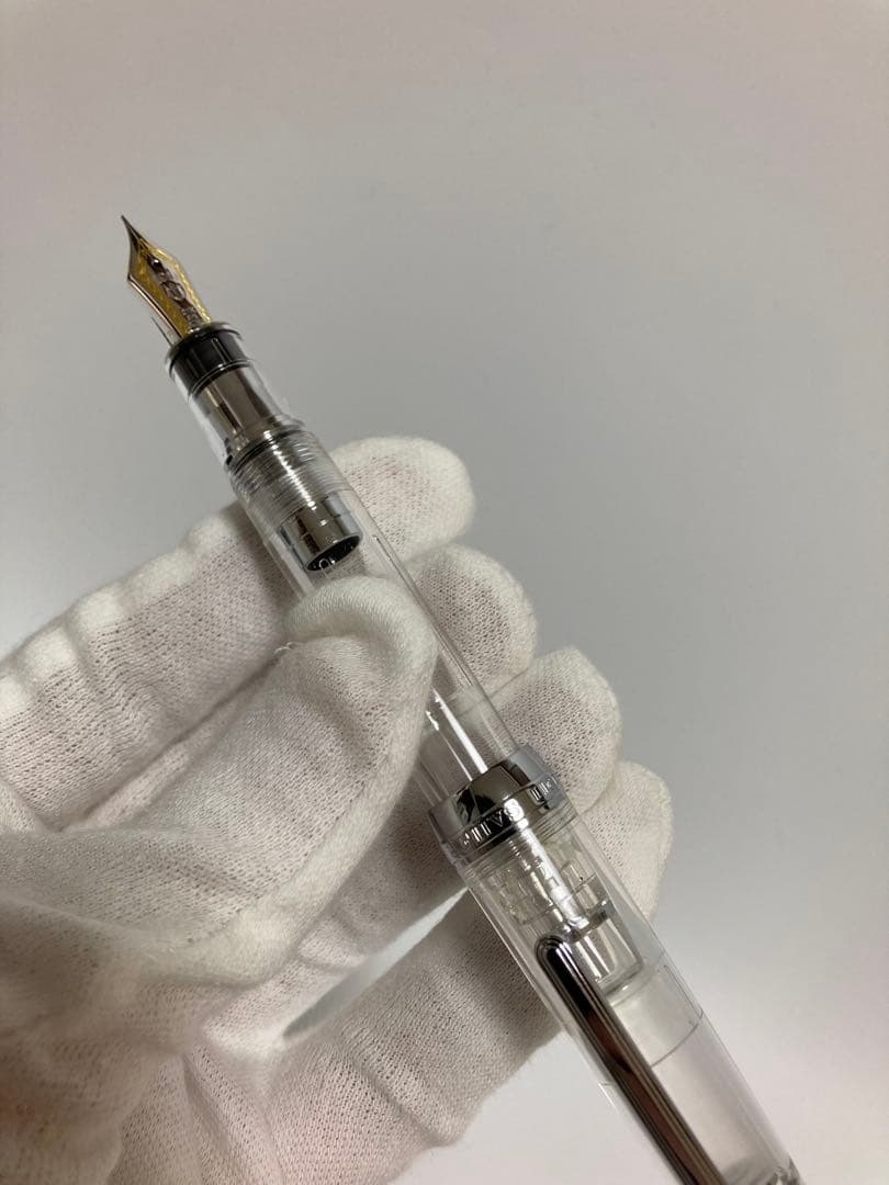 セーラー万年筆｜プロフェッショナルギア21金｜シルバー×透明モデル｜MF（中細）