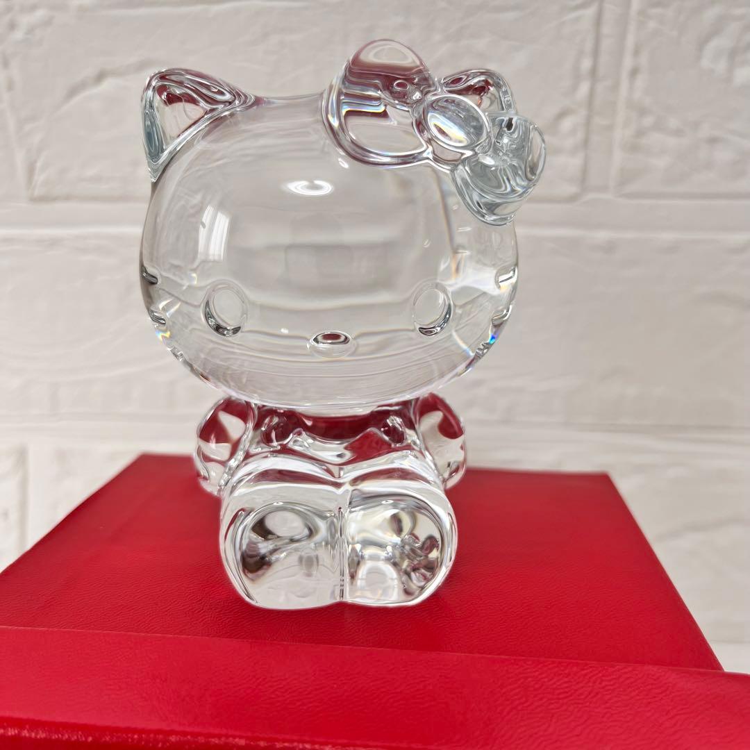 【人気✨未使用】Baccarat ハローキティ　クリスタルフィギュア　限定品