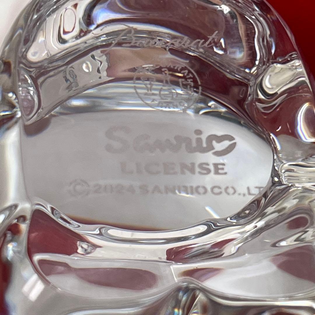 【人気✨未使用】Baccarat ハローキティ　クリスタルフィギュア　限定品