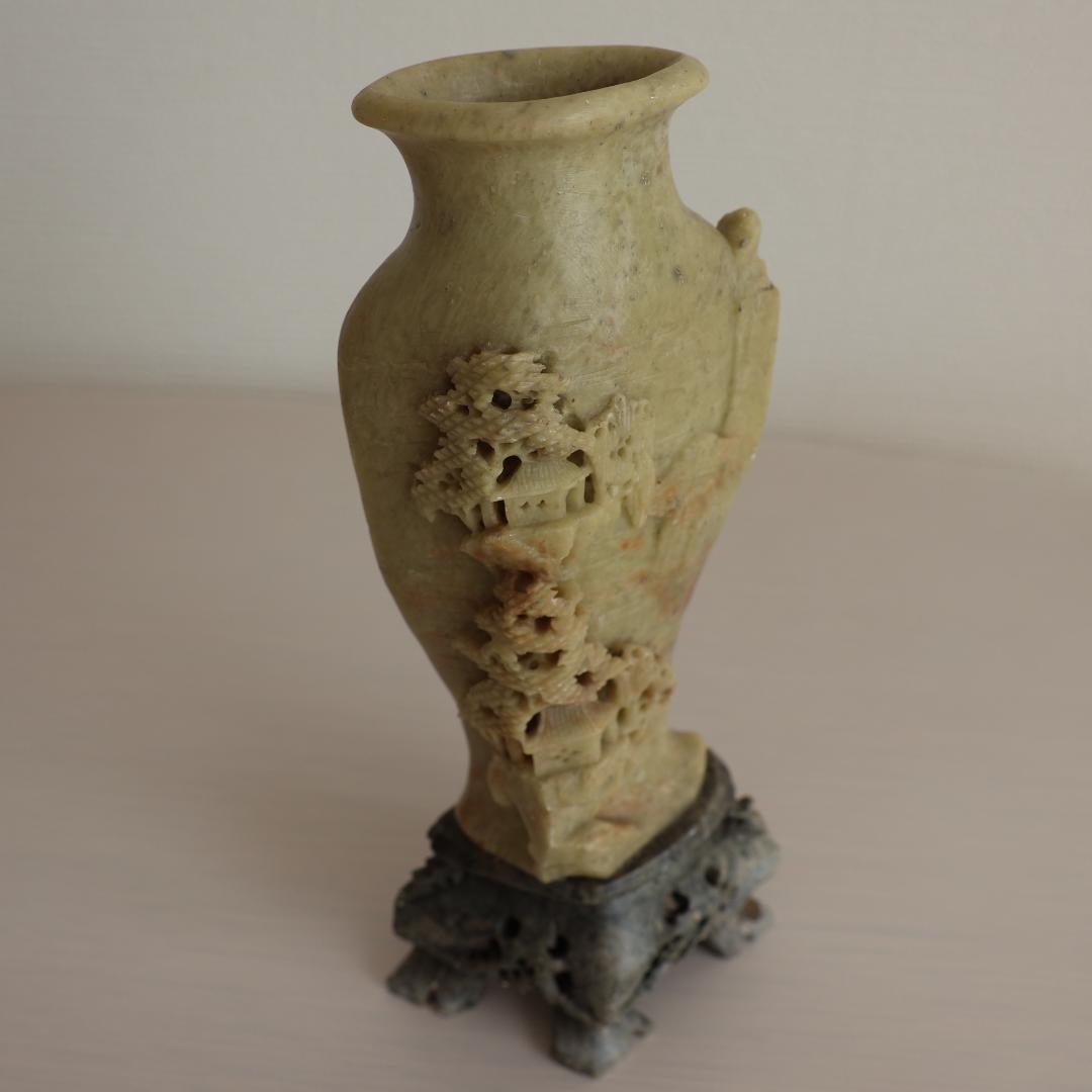 石彫刻花瓶 紫砂筆筒 ⻲型硯 まとめ売り