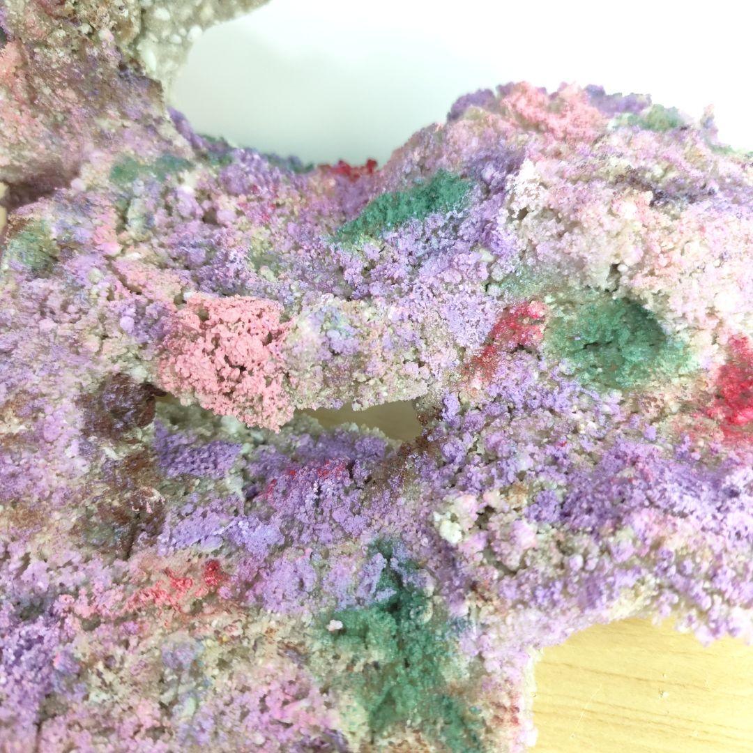 【光る新商品】アク抜き不要 人工ライブロック 60cm海水水槽用 レプリカ 蛍光