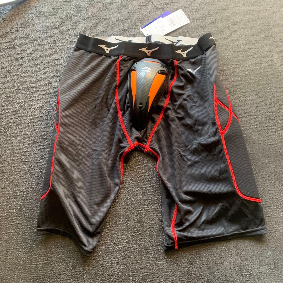 MIZUNO 野球　スライディングパンツ　と　ファールカップドクターショック