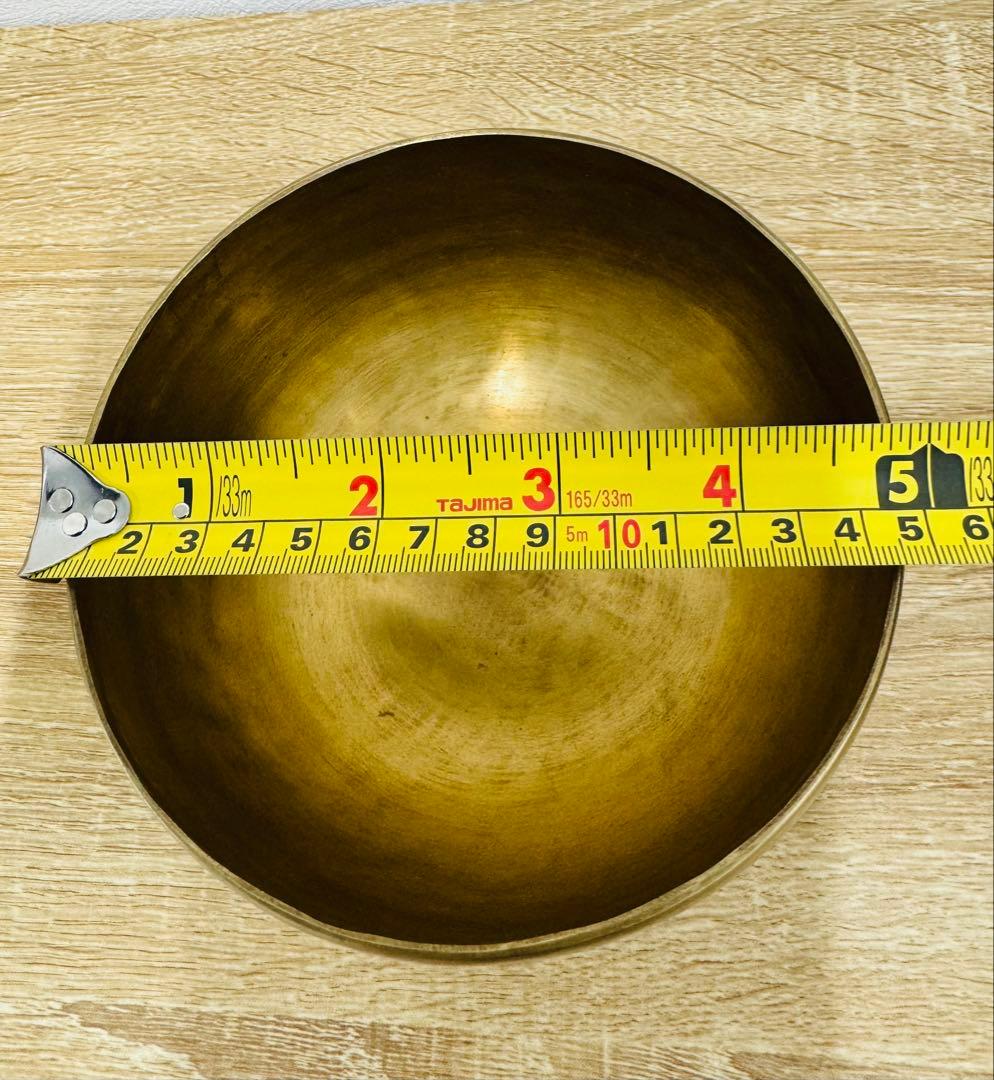 アマナマナのチベット・シンギングボウル金（小）　品質保証書付き