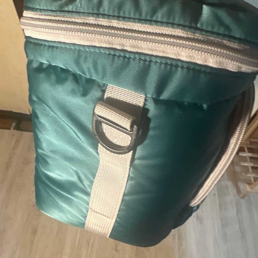 美品BRIEFING グリーンナイロンバッグ保冷