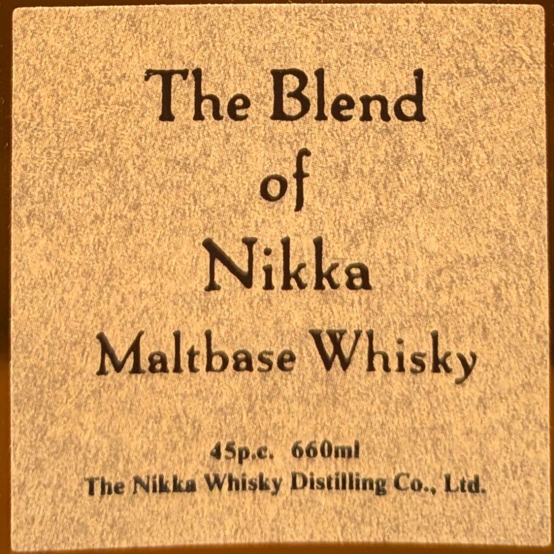 ニッカ　ザ・ブレンドオブニッカ　660ml 45%　特級　従価税　未開栓箱あり③